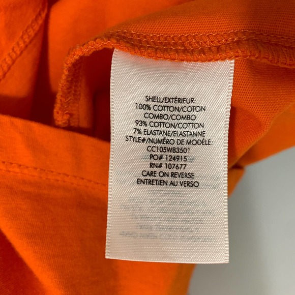 Alice + Olivia Evie Wrap T-Shirt Dress Orange Size M - Picture 11 of 11